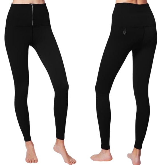 Set of 2 New Free People Movement Ribbed Leggings - Picture 11 of 13